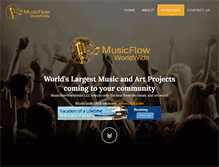 Tablet Screenshot of musicflowworldwide.com